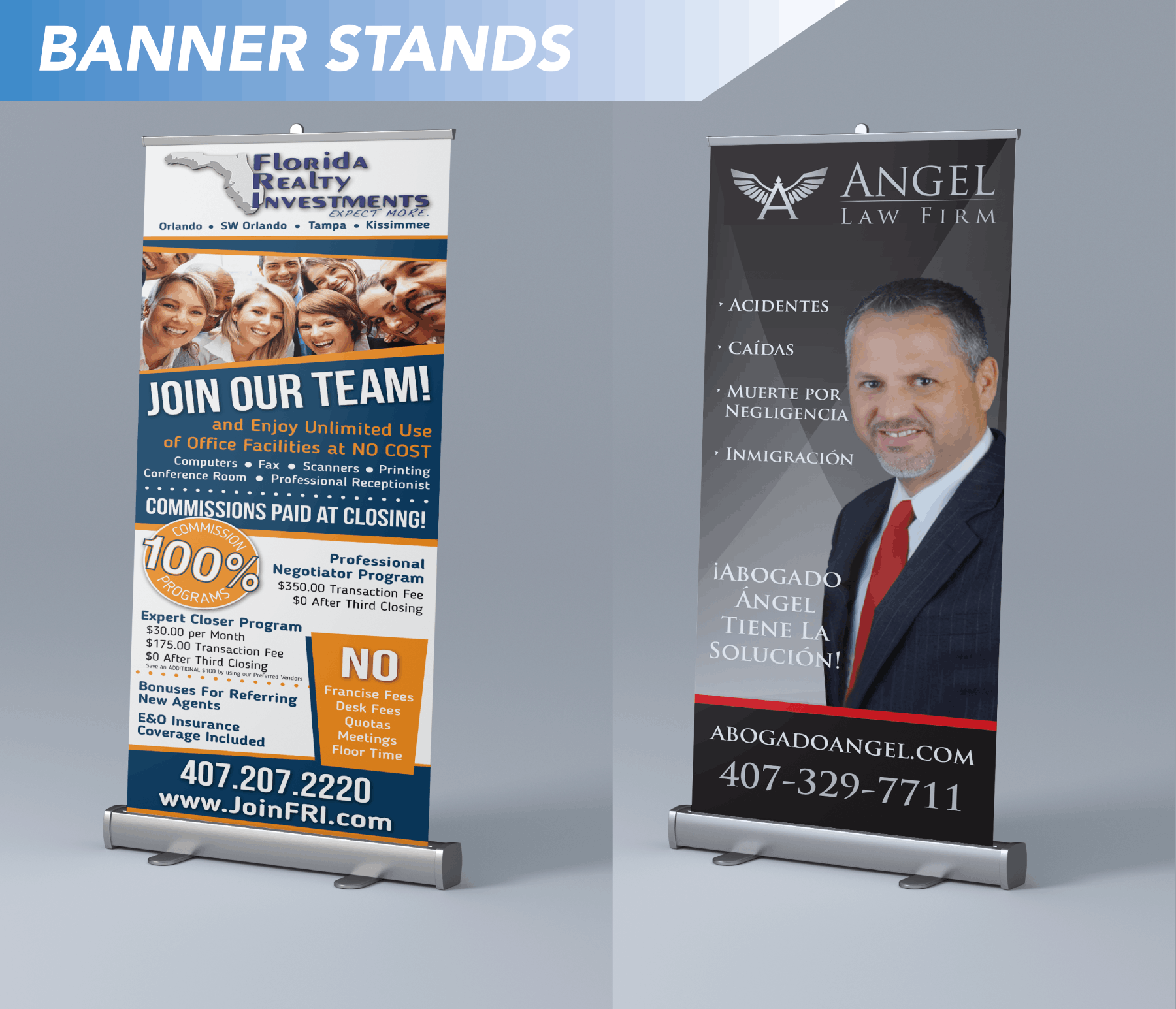 Banner Stands Printing Services | Alpha Press Orlando