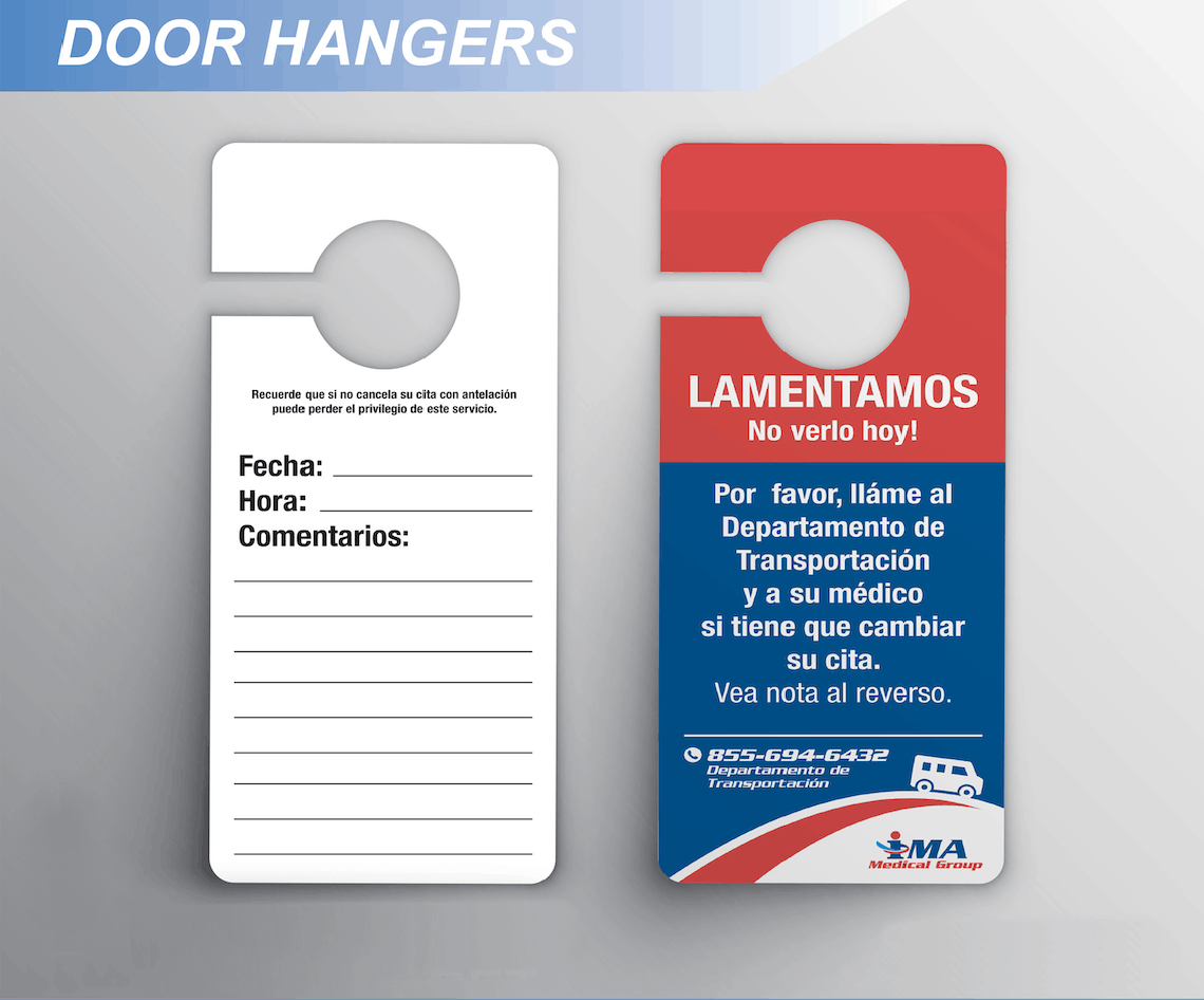 Door Hangers Printing Services | Alpha Press Orlando