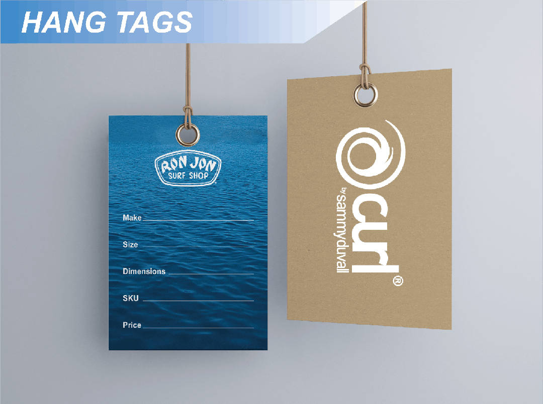Hang Tags Printing Services | Alpha Press Orlando