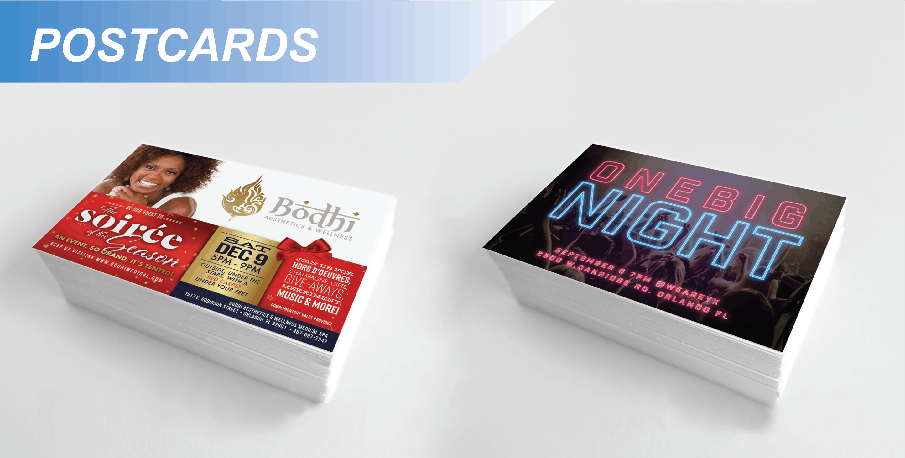 Postcards Printing Services | Alpha Press Orlando